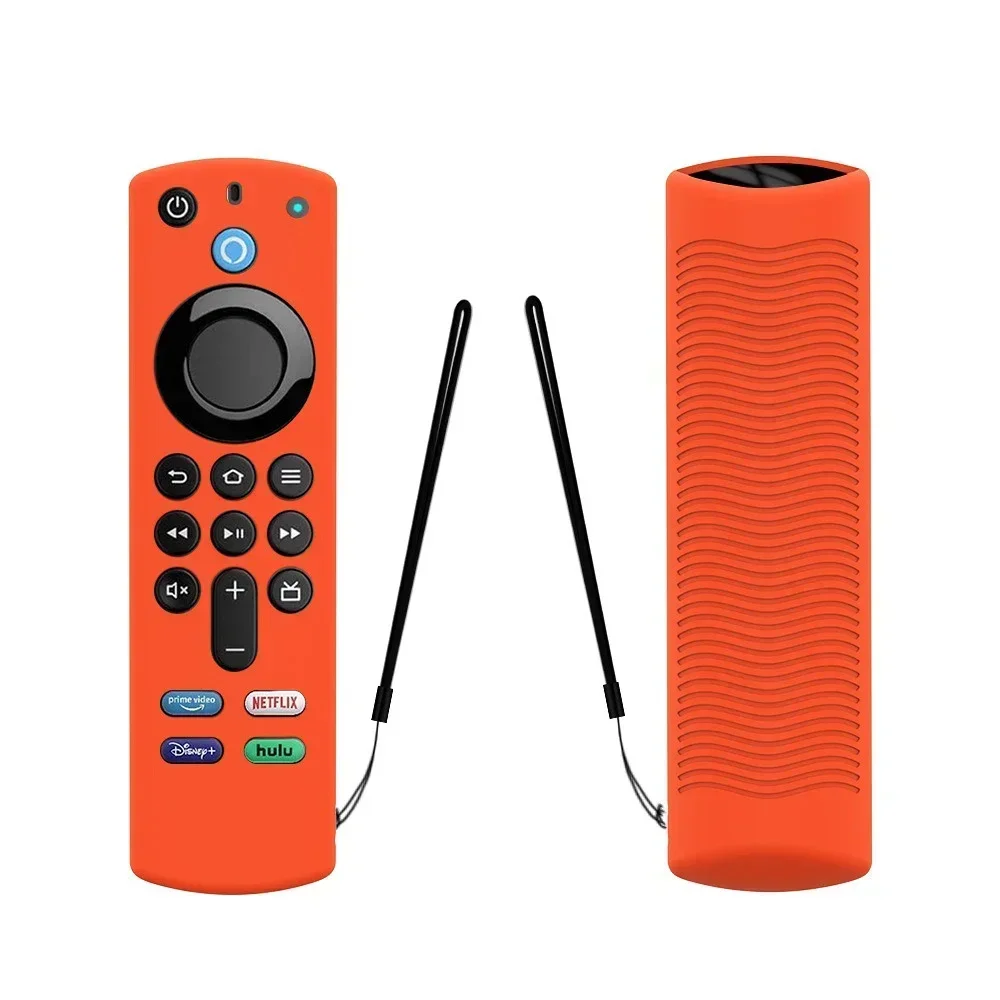 ทีวีรีโมทคอนโทรลฝาครอบป้องกันสําหรับ Fire TV Stick 4K 3rd Controller ใช้งานร่วมกับสําหรับ Alexa Voice REMOTE ป้องกันฝาครอบ