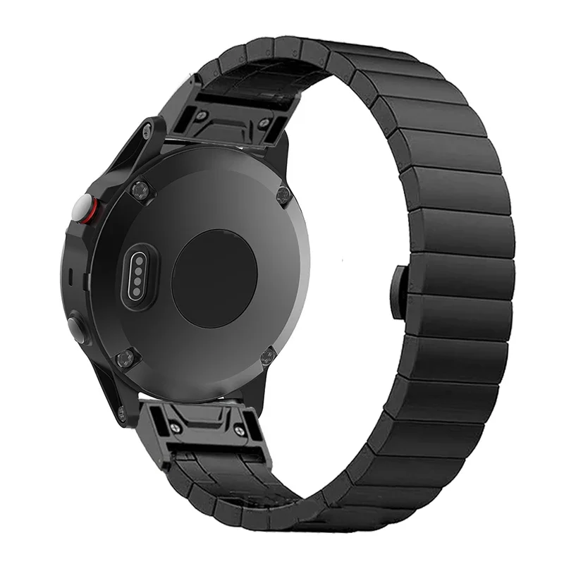 Metalowy pasek do zegarka Garmin Fenix 8 51 mm Quick Fit do zegarka Garmin Fenix 6X 7X Pro Pasek do zegarka ze stali nierdzewnej Enduro 3 2 Bransoletka