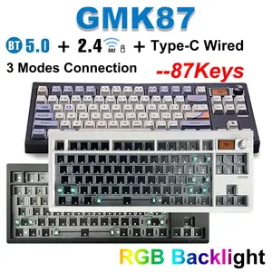 メカニカルキーボードキットGMK87-Wireless,バックライトシール構造,カスタム対応,Bluetooth 5.0, 2.4g,ホットスワップ可能 - AliExpress メカニカルキーボードキットGMK87-Wireless,バックライトシール構造,カスタム対応,Bluetooth 5.0, 2.4g,ホットスワップ可能 - AliExpress