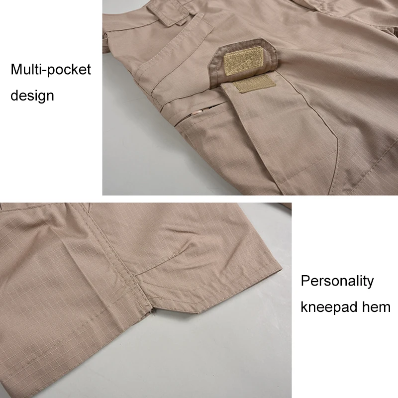 Military Cargo Shorts Men Summer Waterproof Wear-Resistant Army Short Pants Big Size 6XL Quick Dry Multi-pocket Tactical Shorts