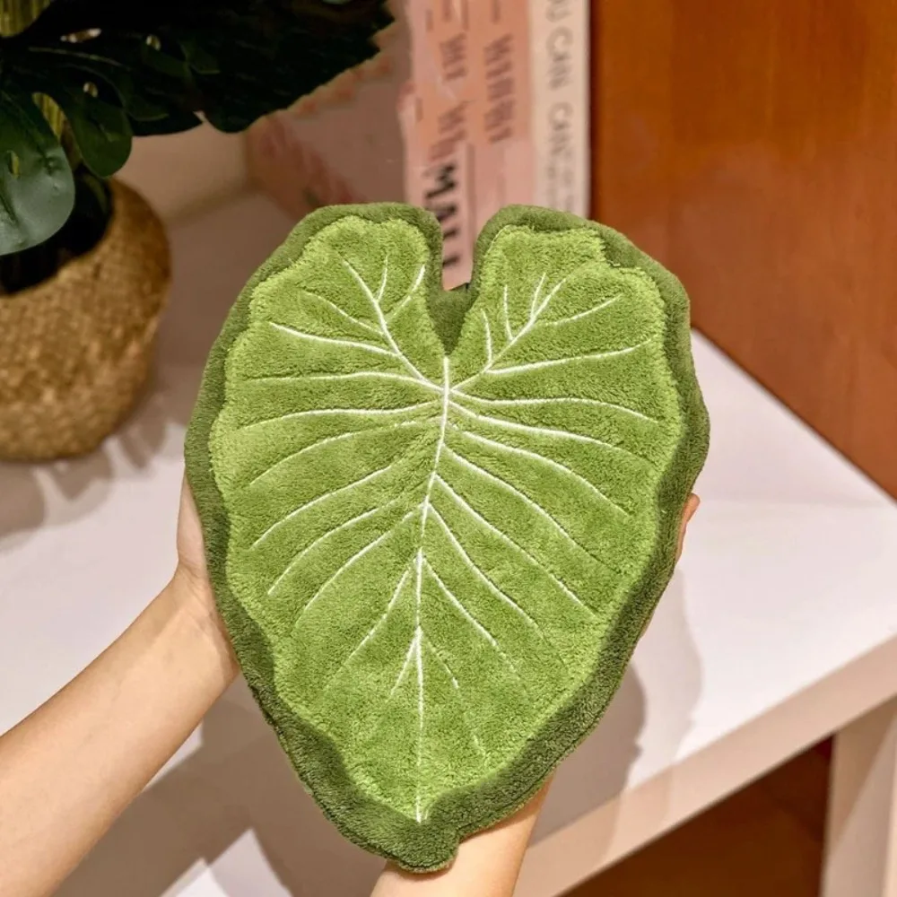 High Quality Cartoon Leaf Hand Towel Absorb Water Coral Velvet Kitchen Handkerchief Thickened Hanging Bathroom Kerchief Kitchen