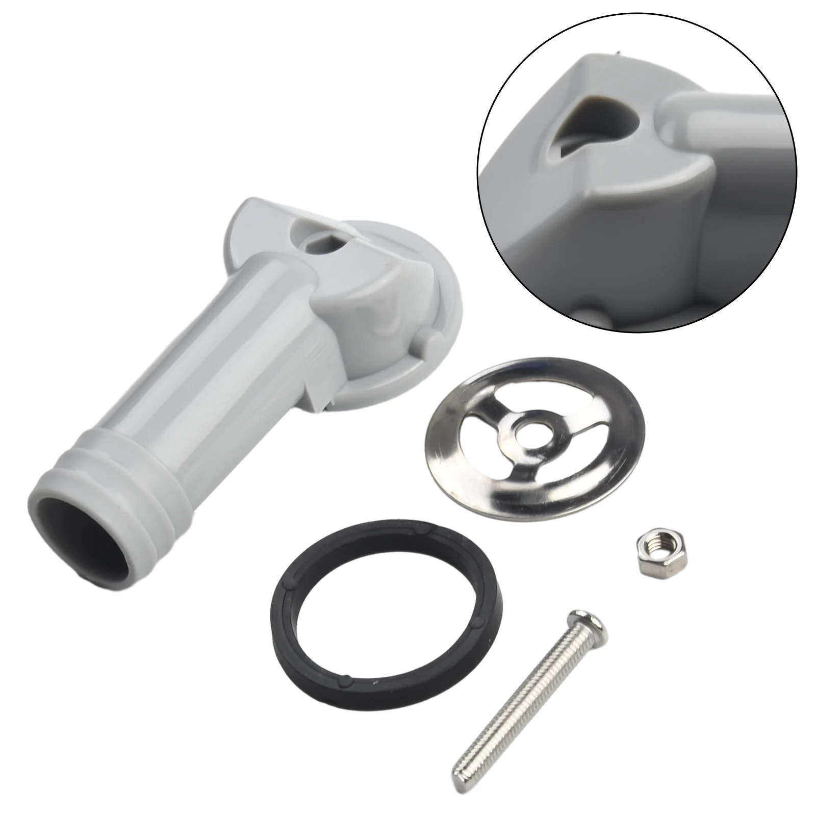 Overflow Hole Overflow Head Basin Overflow Hole White Drainage Water Hose Joint For Kitchen Basin Sink New High Quality