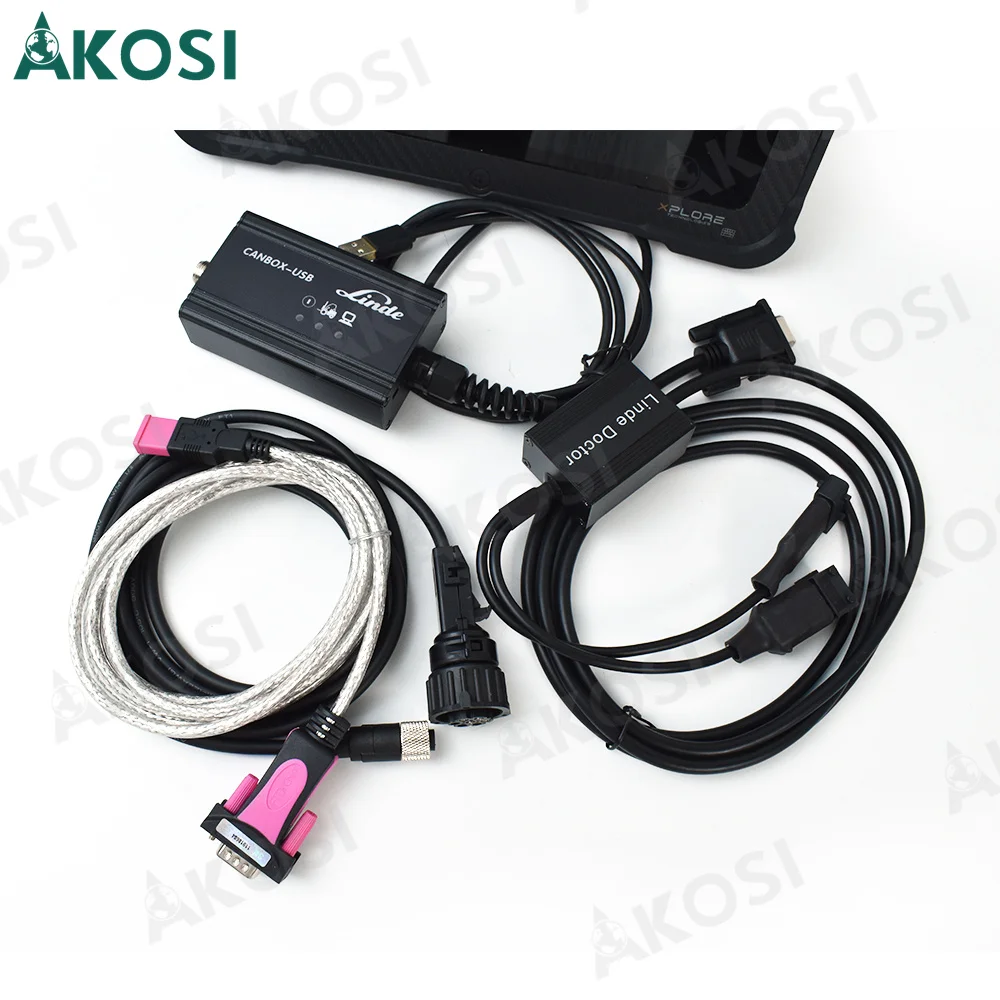 Perangkat lunak pathfind V2025 untuk alat pemindai diagnostik forklift Linde, adaptor 4 pin Linde, canbox doctor Linde