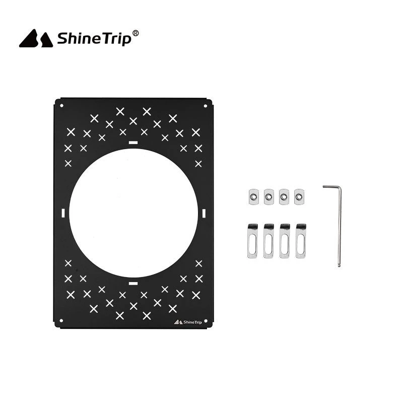 ShineTrip Stainless Steel IGT Split-Style Stove Plate (Compatible with Fire-Maple Qingtian Stove) for Outdoor Camping