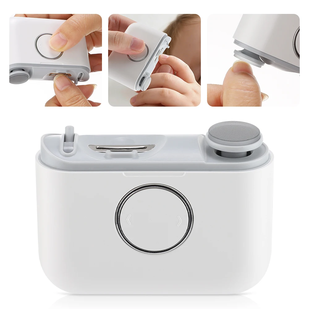 

Новая автоматическая электрическая машинка для стрижки и шлифовки ногтей для детей и взрослых, ультратихая, перезаряжаемая, с функцией полировки, инструмент для маникюра.