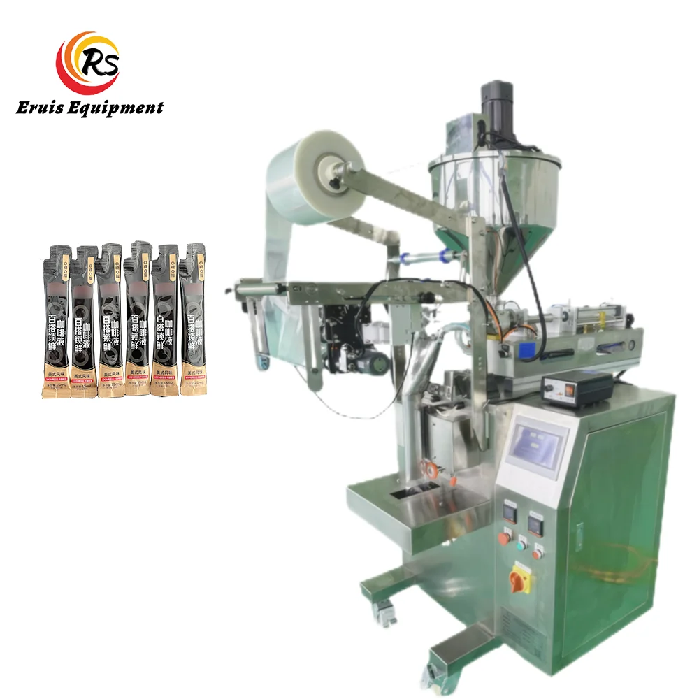 Eruis Solubl Film Pod Wash Detergent Machine Filling Oatmeal Bean Candy Coffee Automatic Snus Powder Pack Machine