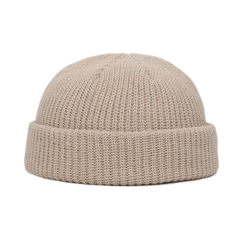 Knitted Hat for Men & Women Caps Wool Fashion Simple Warm Skullies Beanies Solid Autumn Winter Beanie Cap Trendy Style, image 9