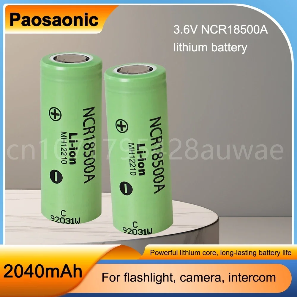 The NCR18500A 3.6V 2040mah Lithium Battery Is Rechargeable and Can Be Used To Assemble Power Batteries for Electric Vehicles