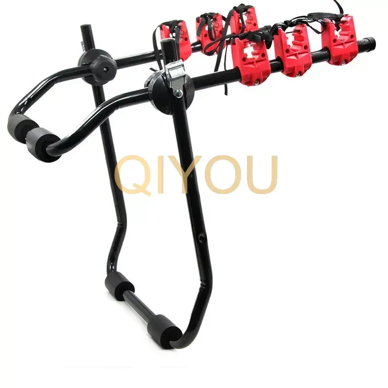 Car Trunk Bike Rack Bearing 45kg 3Bike Car Universal Carrier Rack Bicycle Trunk Rear Racks Fit for Most Cars SUVS Vans Vehicles