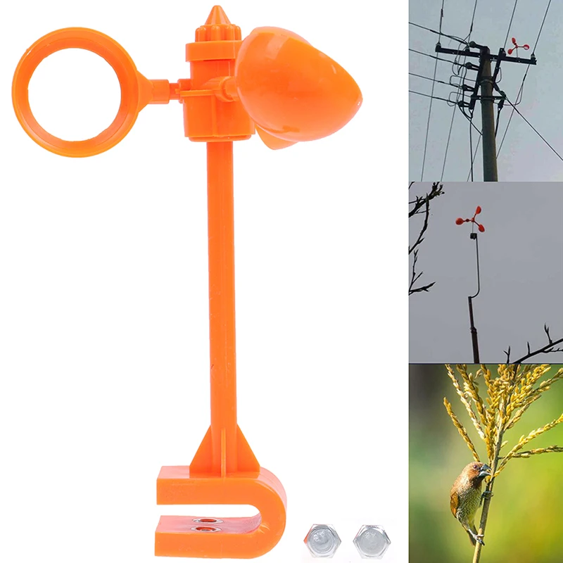 360° Drive Away Bird Device Bird Scarer Bird Repeller Crow Crop Garden Outdoors Thorn Spikes Net Fence Anti-Bird Device