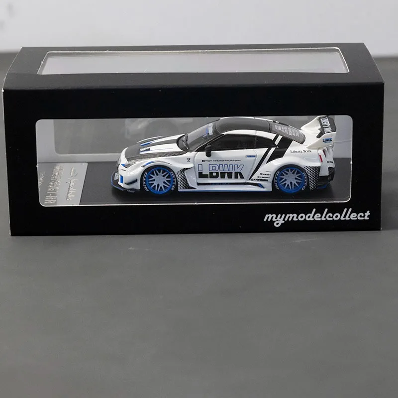 MC 1/64 GT-R R35 LB Legierung Kraftfahrzeug Spielzeug Druckguss Metall Modell Sammlung Junge Weihnachtsgeschenke