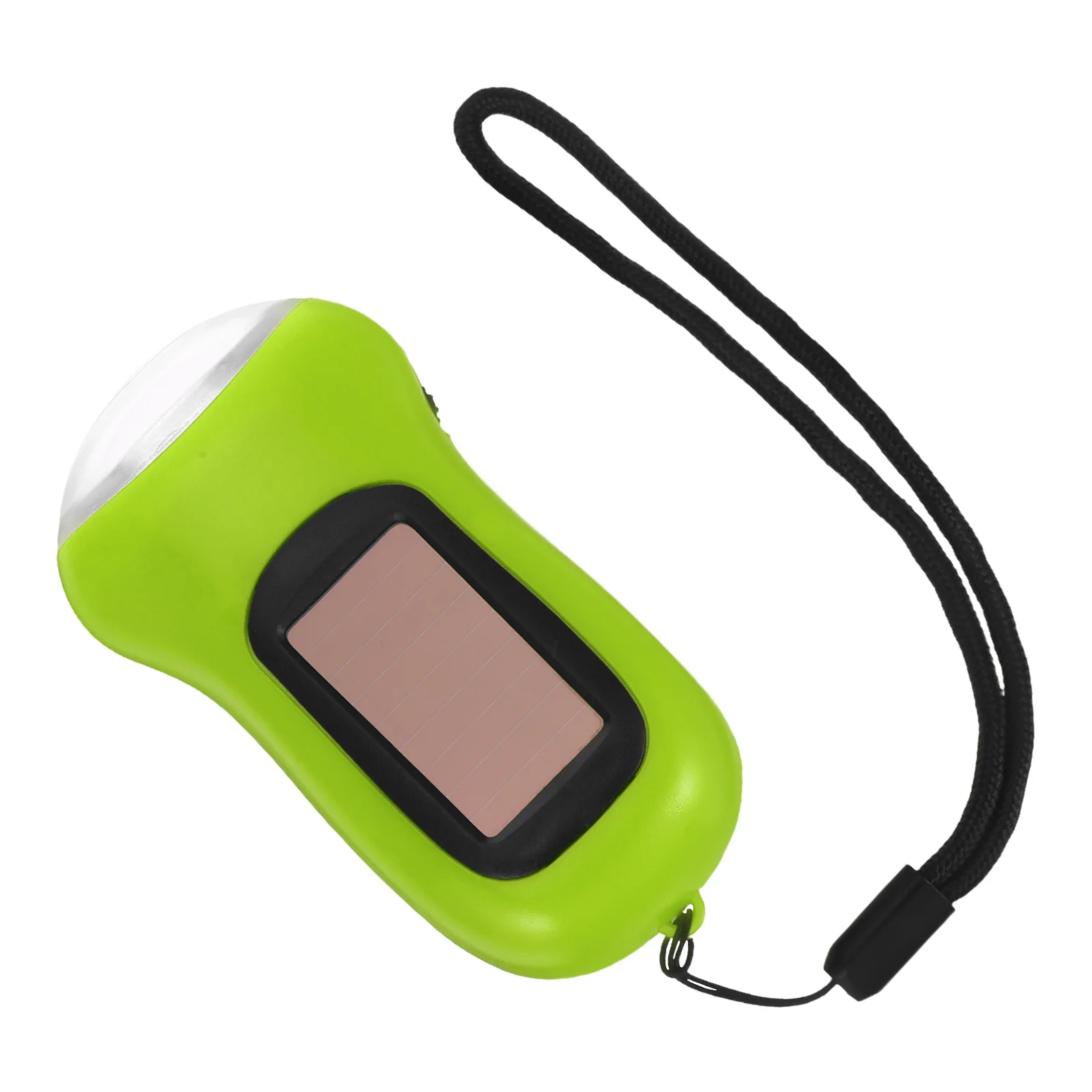 

Hand Crank LED Solar Flashlight Flashlight Rechargeable Camping Hiking Emergency Light Portable Lantern Bright