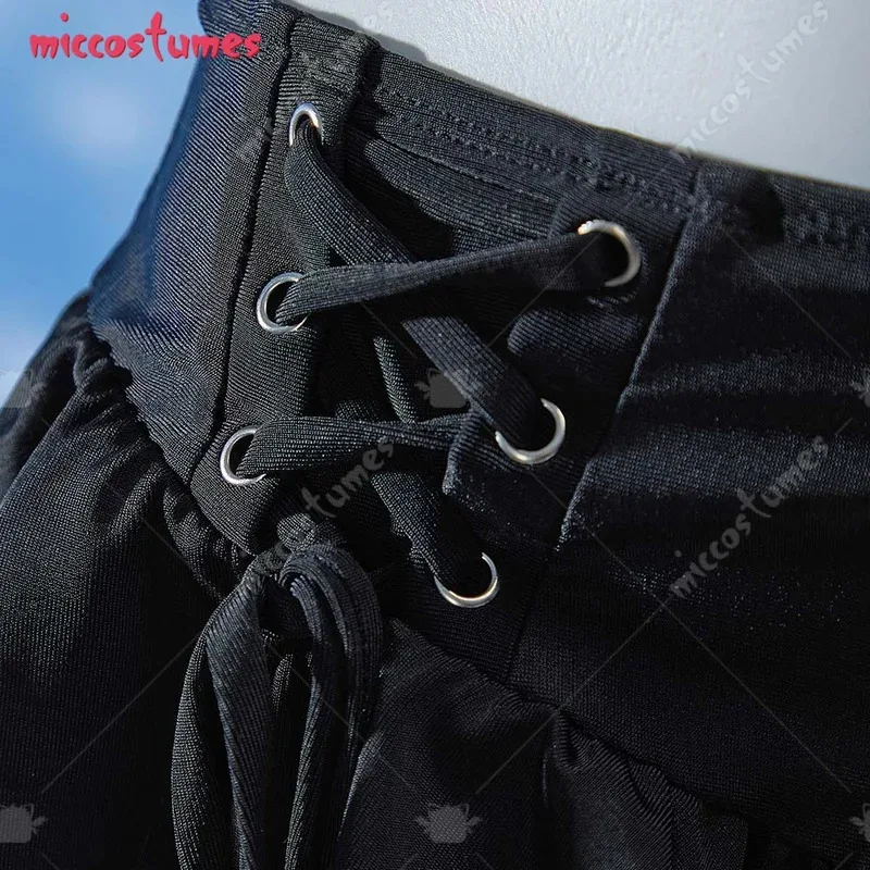 

Cyhaikyuu Women Goth Two Piece Swimsuit with Necklace Bat Ruffle Bikini Gothic Bathing Suit Swimwear Halter