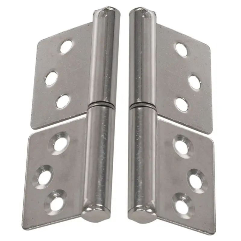 3 Inch Silver Tone Stainless Steel 360 Degree Rotating Window Door Flag Hinge 20 Pieces