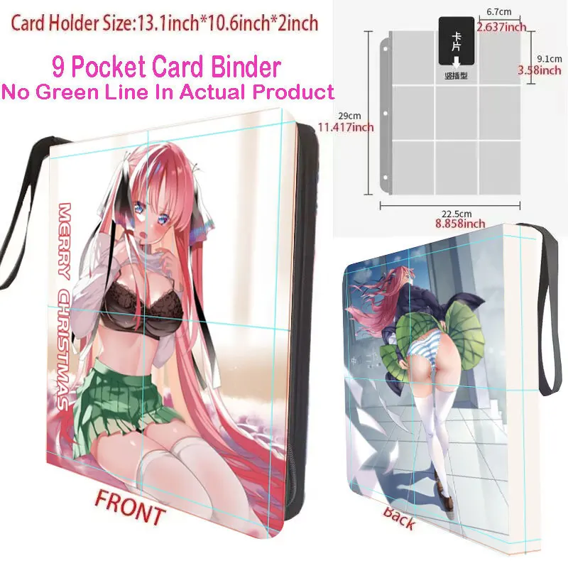 2023 Goddess Story Card Binder Sexy Girl Album Folder With 360 Side Loading Pockets 9 Pocket Trading Card