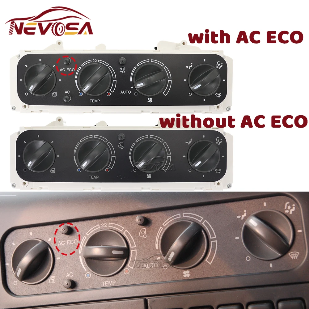 

AC Heater Climate Control Panel For MAN 4-Serie TGA 2000-2008 Truck Air Conditioner Switch Assembly 81619906068 81.61990-6068