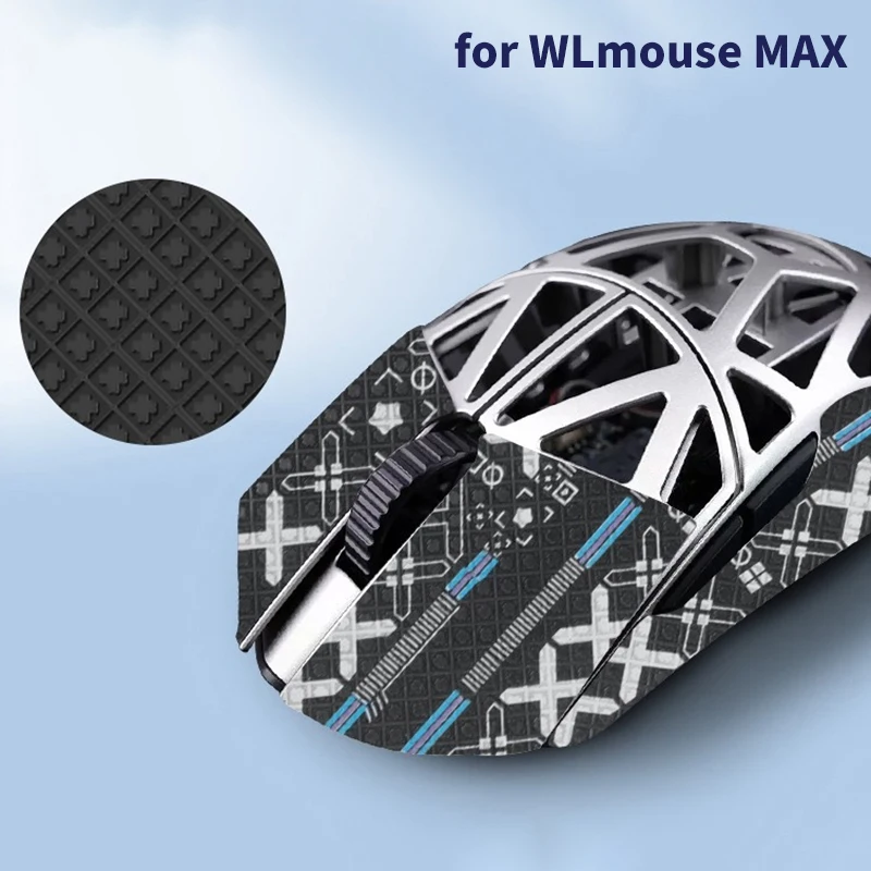สติกเกอร์เมาส์ Anti-SLIP Mouse Grip เทปสเก็ตสติกเกอร์สําหรับ WLmouse MAX เมาส์สําหรับเล่นเกม E-Sports Gamer Accessorie ดูดเหงื่อลื่น