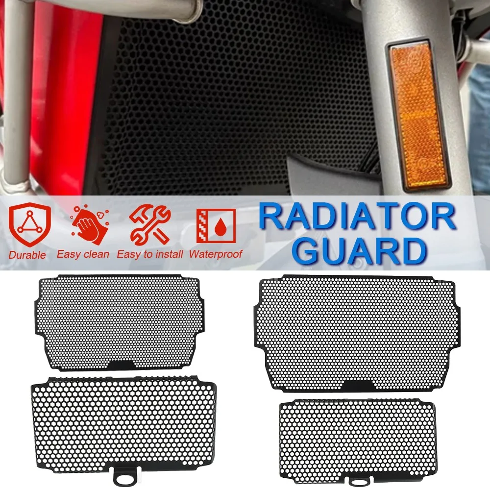 

Motorcycle Accessories For Ducati Multistrada V2 S Multistrada V2S 2022-2025 Radiator Guard Oil Cooler Guard Protector 2024 2023