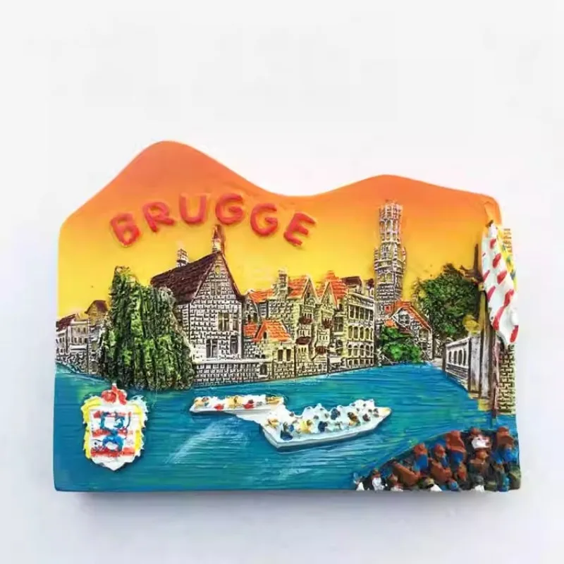 Belgium Fridge Magnets Brussels Gent Brugge Pee Boy Travelling Souvenis Fridge Stickers Home Decor Wedding Gifts