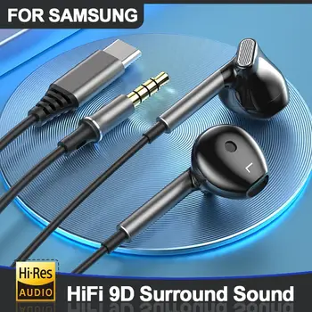 3,5mm/Type-C kabelová sluchátka pro Samsung sluchátka Basová HiFi hudba Kabelová sluchátka do uší pro Samsung iPhone Xiaomi Huawei 8 nejlepší prodej Handsfree od Googlu Pixel - №1