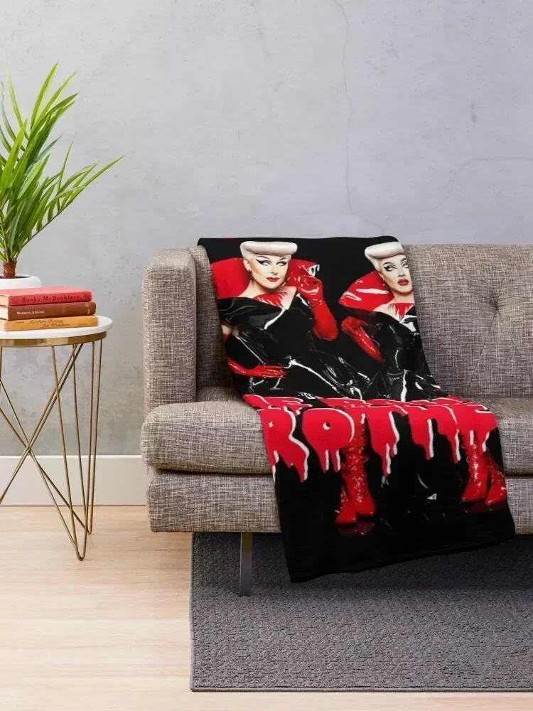 The Boulet Brothers Dragula Throw Blanket manga Blankets For Sofas wednesday Decorative Throw Blankets