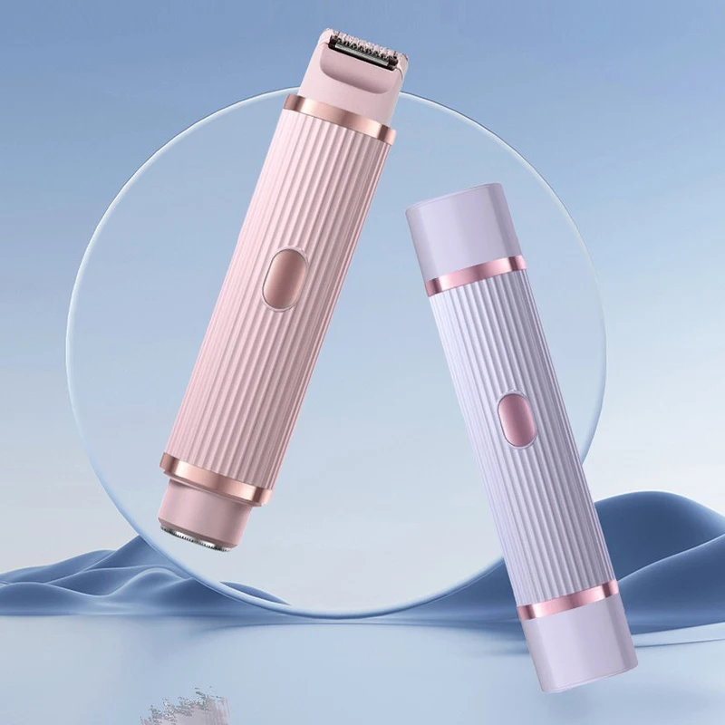 Female Double Head Electric Shaving Machine Female Body Hair Removal Machine With Leg Hair Private Pubic Hair Trimming Artifact