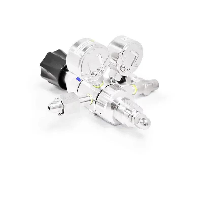 Inlet 4000psi Outlet 300psi High Precision Dual Stage Special High Pressure Regulator With Gauge CGA540