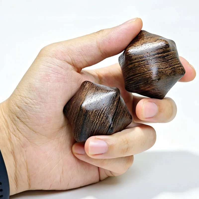 Wooden Massage Ball Therapy Tools Hand Roller Finger Exercise Acupressure Relaxing Fidget Relieve Stress Anxiety ADHD Toys Adult