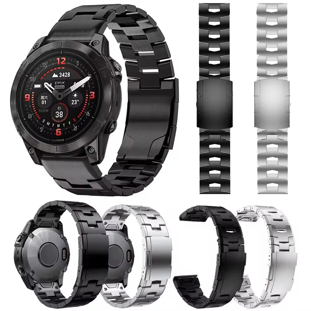 

22mm 26mm Quickfit Titanium Watch Strap For Garmin Epix Gen 2 / Pro 47mm 51mm Enduro 2 Descent Mk2i Mk1 Band Bracelet