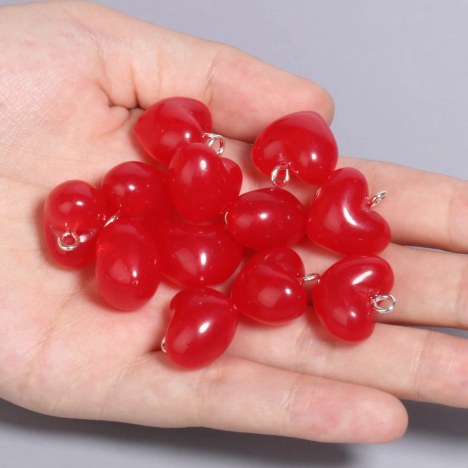 10pcs Mixed Cute Resin Star Charms for DIY Jewelry Making