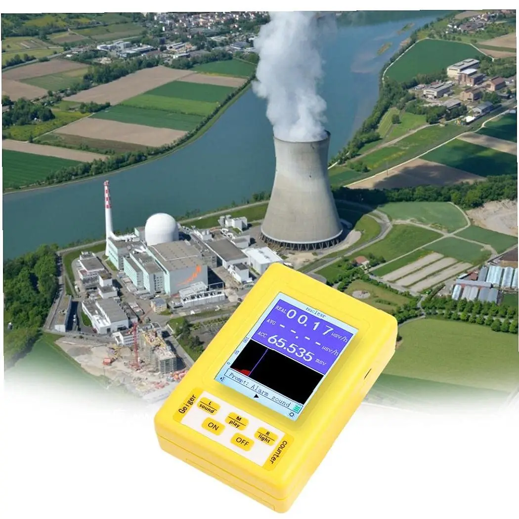 Imagem -06 - Handheld Eletromagnética Detector de Radiação Nuclear Emf Geiger Contador Completo-funcional tipo Testador Br-9a Br-9b Br-9c 2-em1