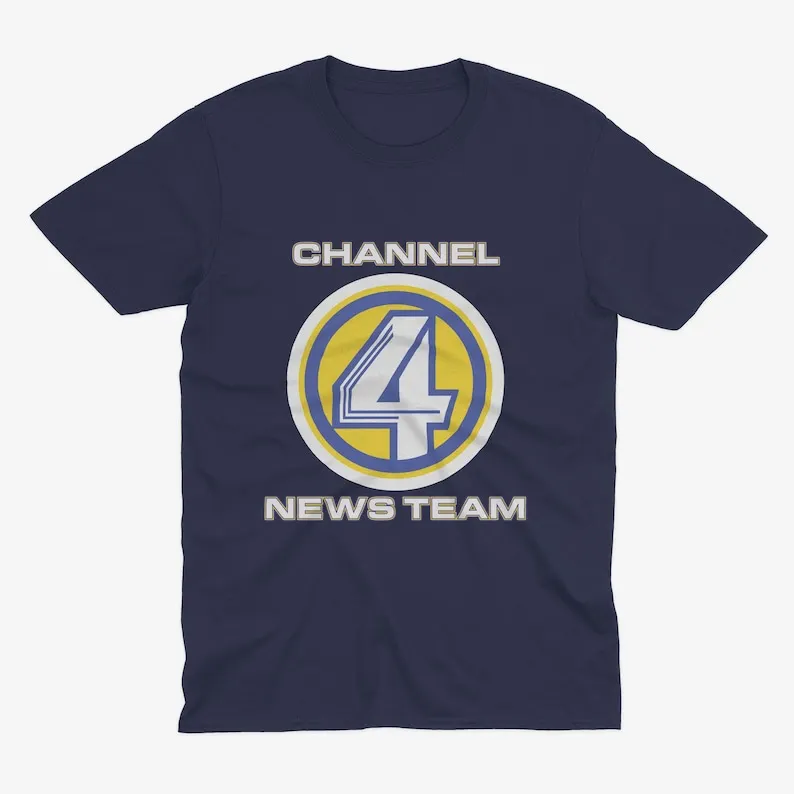 Anchorman - Channel 4 News Team - Ron Burgundy T-shirt - Will Ferrell T Shirt, Anchorman Quote Tee, Will Ferrell Movie