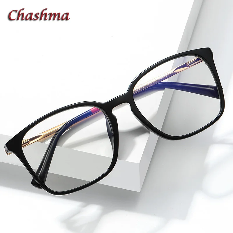 Chashma Frame Women Prescription Glasses TR90 Men Optical Eyewear Spectacles Fashion Anti Blue Ray Degree Lenses