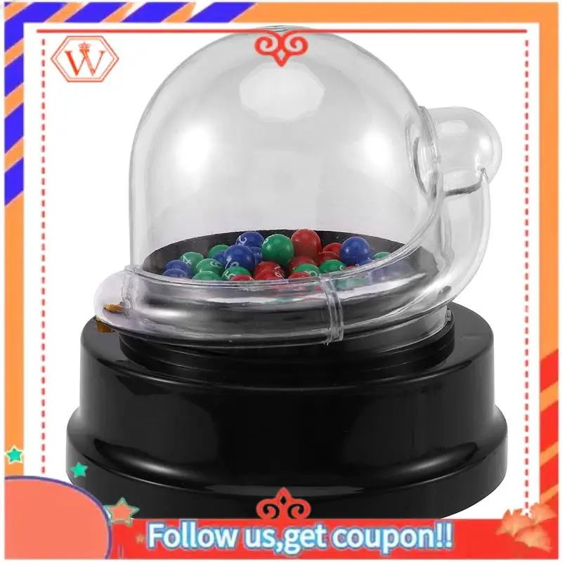 

Durable 3X Electric Lucky Lottery Toy Number Picking Machine Mini Lottery Games Shake Lucky Ball Entertainment Board