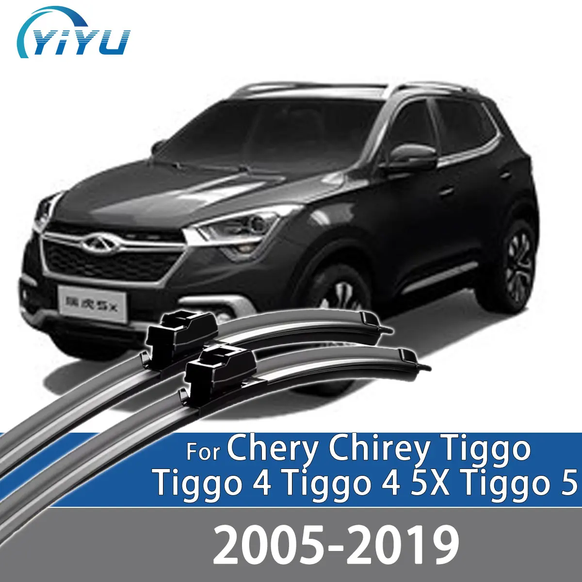 

2PCS Car Front Wiper Blades For Chery Chirey Tiggo Tiggo 4 Tiggo 4 5X Tiggo 5 2005-2019 Windshield Windscreen Accessories