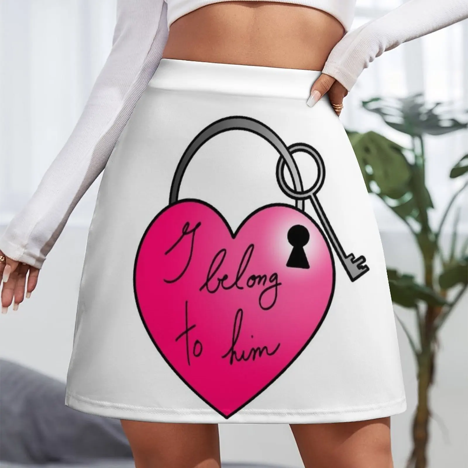 I belong to him Mini Skirt short skirts for women cute skirt