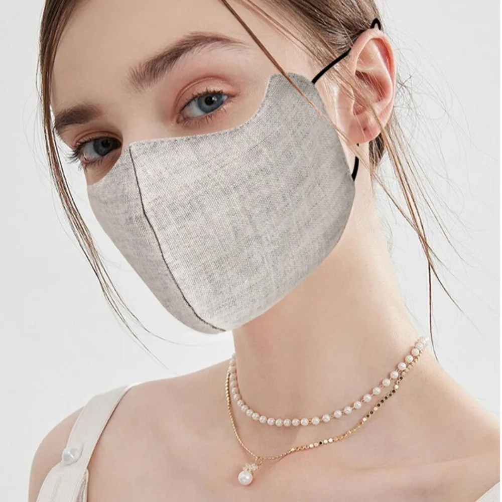 

Anti-UV Cotton Mask Fashion Breathable Reusable Riding Face Mask Washable Skin-Friendly Anti-sun Mask Unisex