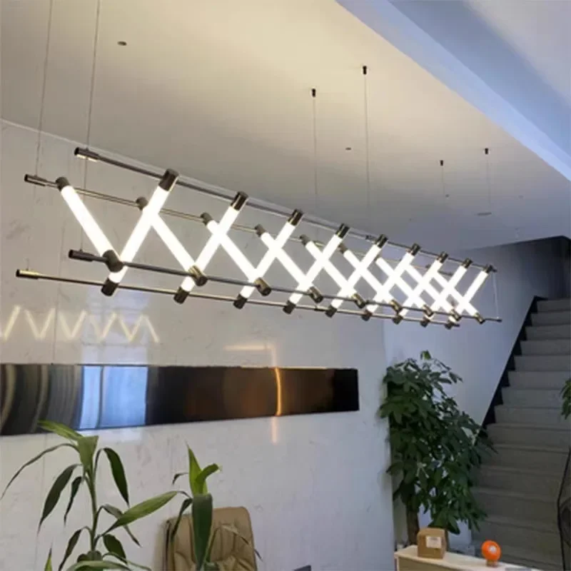 Nordic Led Ceiling Chandelier Lighting Luster Fixture Silver Gold for Dining Living Room Center Table Kitchen Pendant Lamp Decor