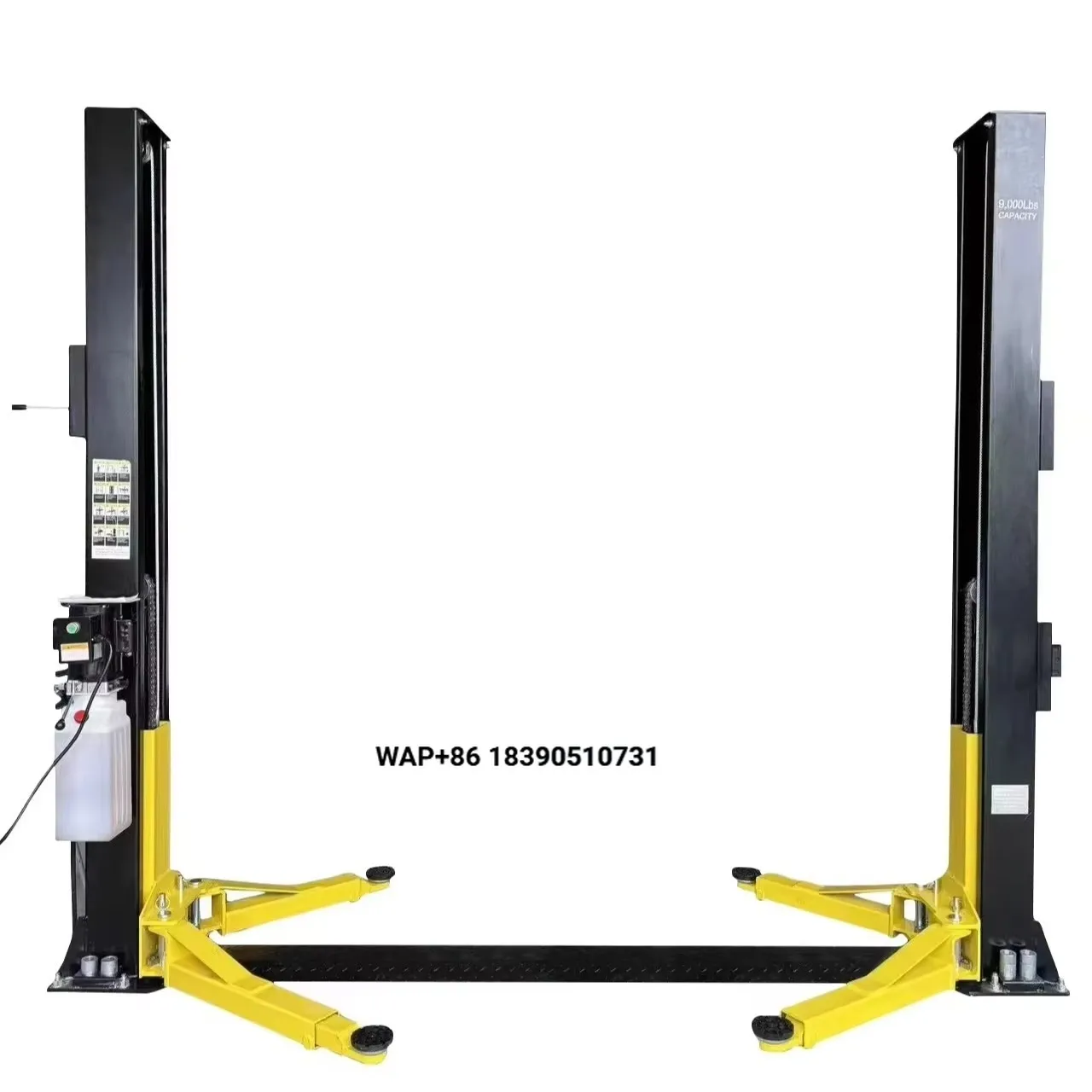 One Sides Manual Release Make Car Jack Lift 4 Ton Best Price 2 Post Double-cylinder Hydraulic Car Lift for Sale Automotive Lifts