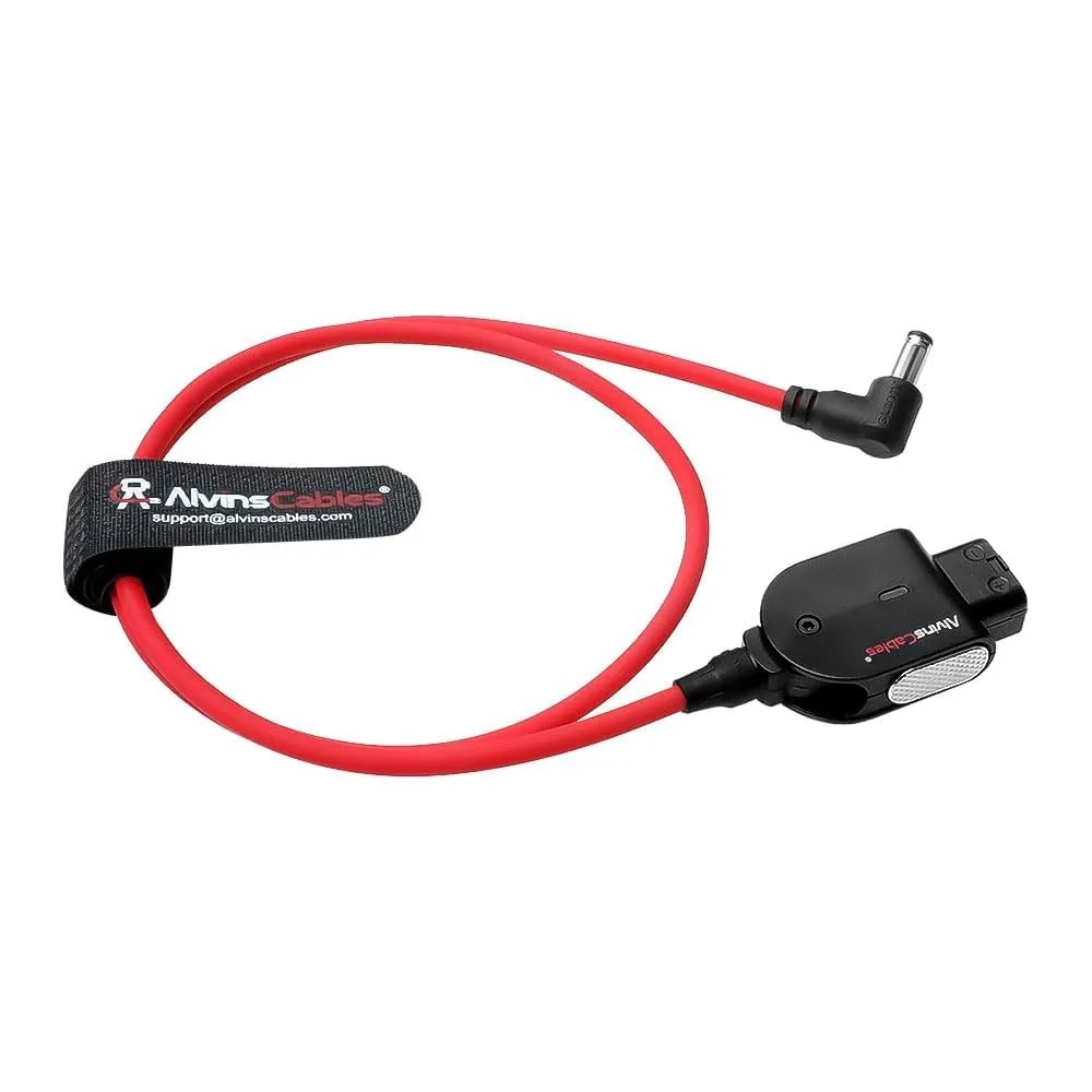 Smart Dtap to DC Cable , Ultra Soft D-tap to 2.1 DC Right Angle Power Cable