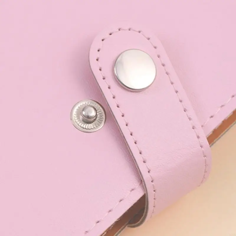 50Pocket Leather Money Holder Banknotes Collecting Holder Paper Money Storage Book Money Organizers Album for Collector 