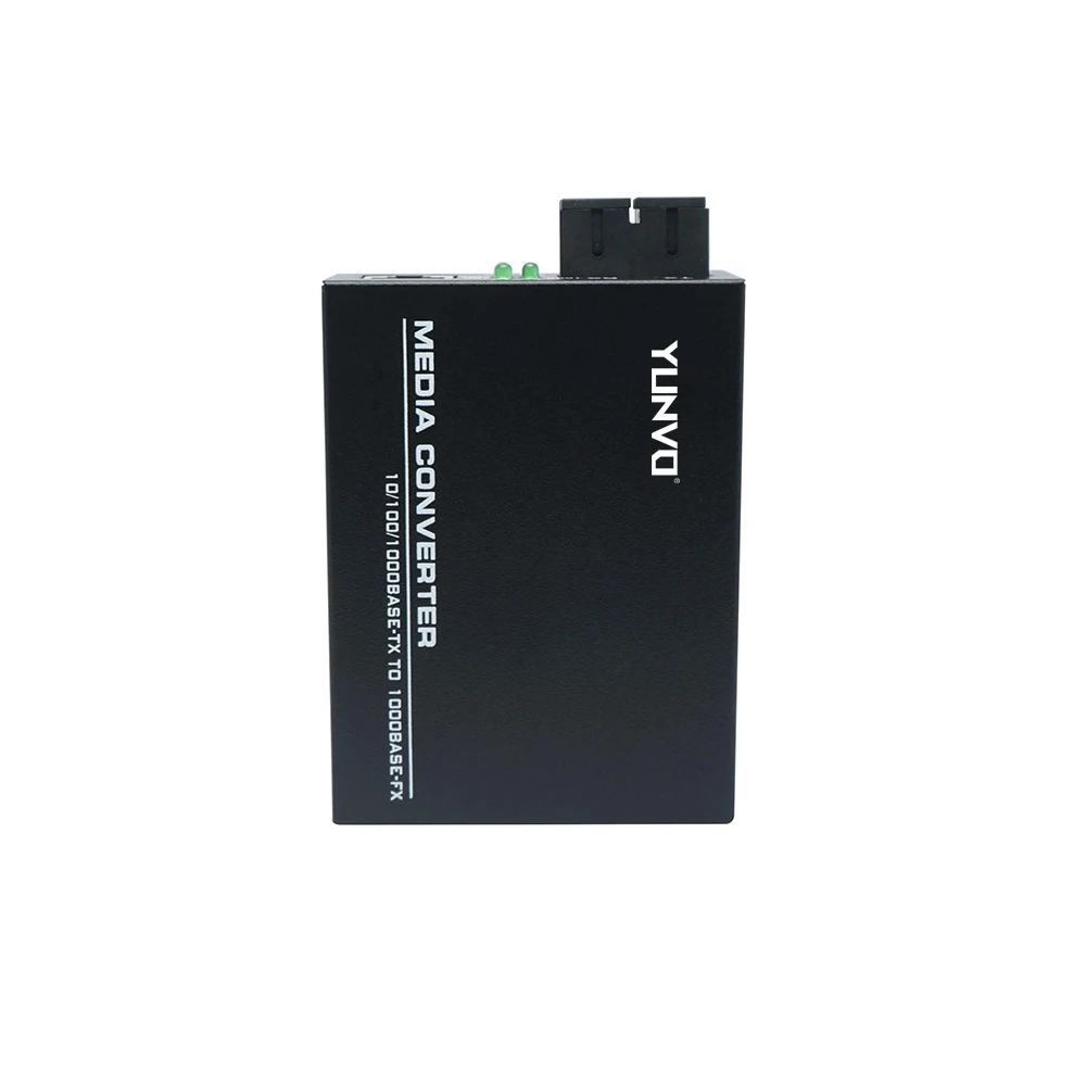

10/100/1000M dual fiber media converter 1550nm SC 120km YV-MCGE-120