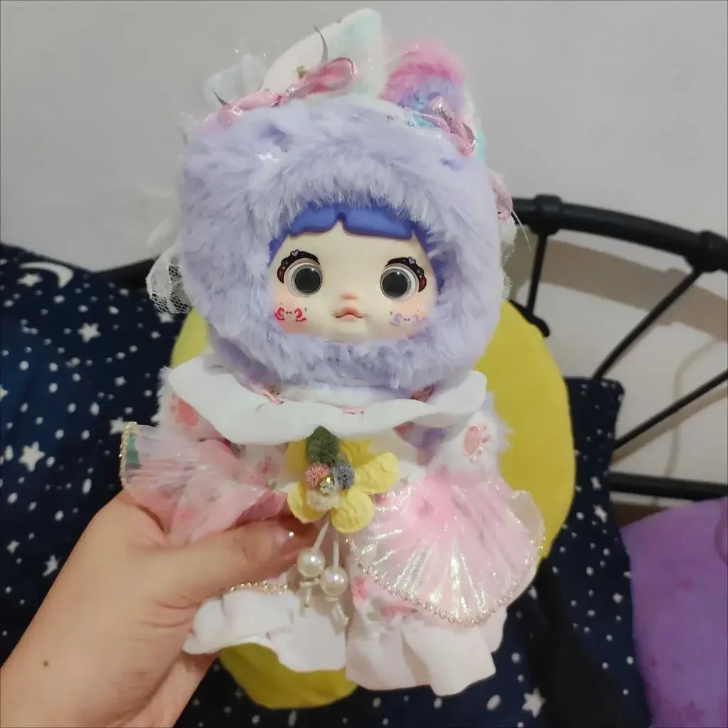 For Nommi and 20cm cotton doll cute and sweet Lolita dress outfit replacememt clothes small dress