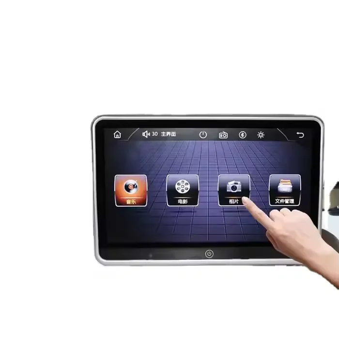 رقيقة جدا 11.6 بوصة سيارة المقعد الخلفي الترفيه لاعب سيارة تعمل باللمس USB SD المحمولة العالمي Headrerst مشغل MP5