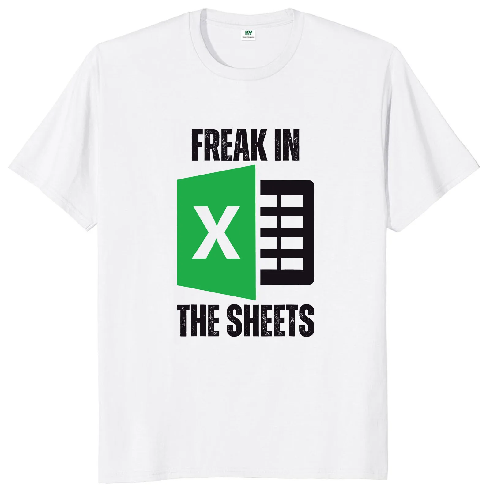 Freak In The Sheets T Shirt Funny Office Jokes Sarcastic Slang Gift Tee Tops 100% Cotton Unisex Soft EU Size T-shirts