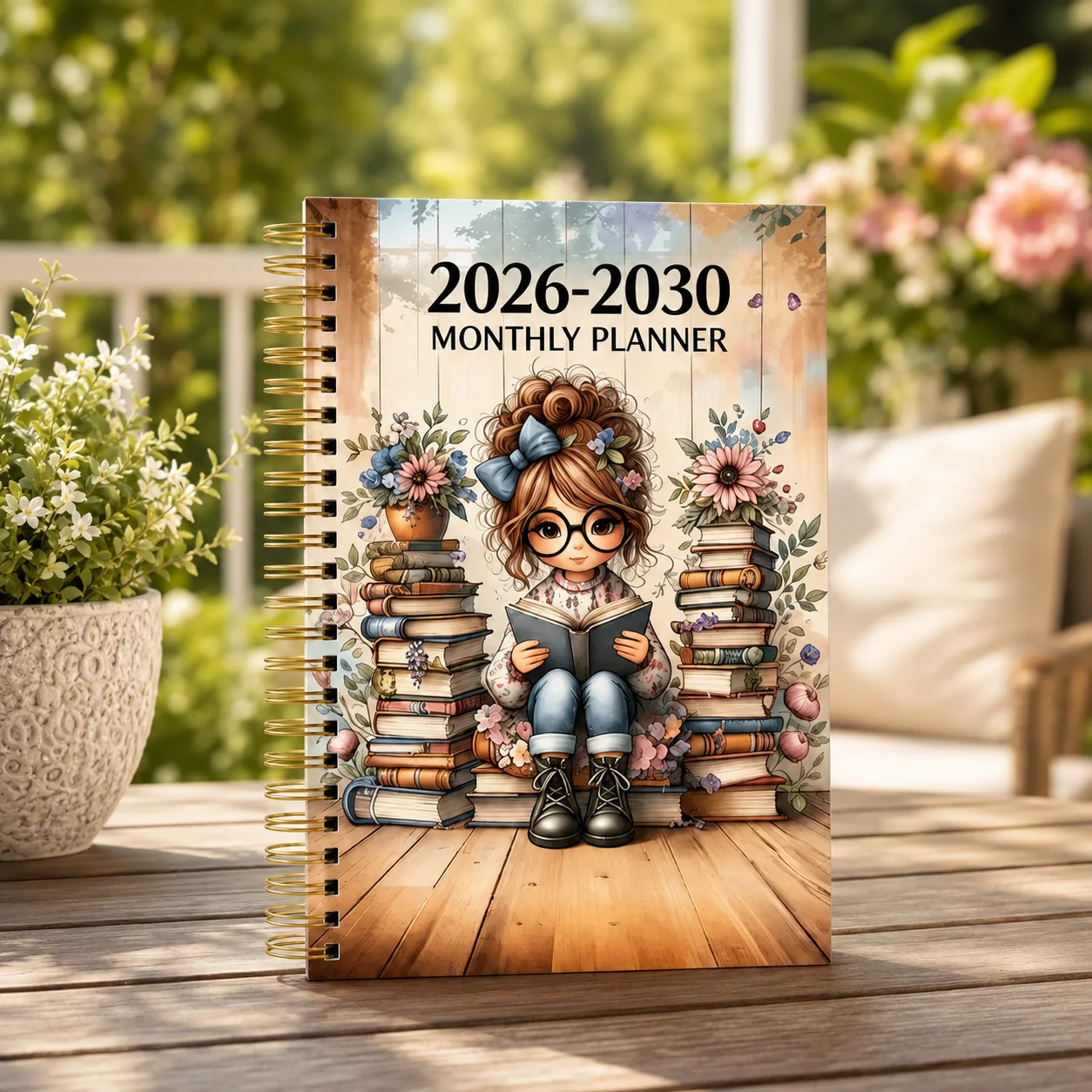 2026 bis 2030 Fünf-Jahres-Planer Spiralnotizbuch Ziel-Tracking-Journal für Männer und Frauen – Detail 5
