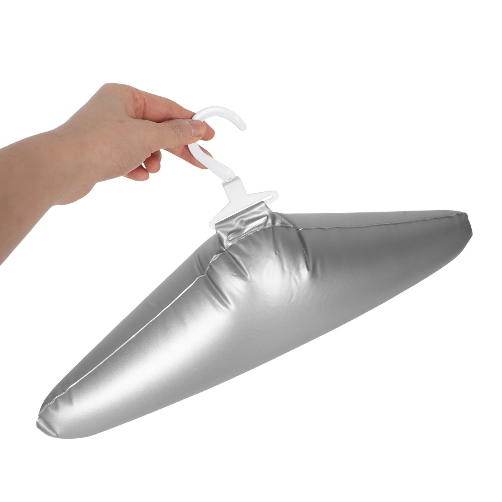 

3Pcs Inflatable Clothes Hangers Foldable Portable Travel Clothes Drying Hangers Wrinkle Free Multipurpose Organizer