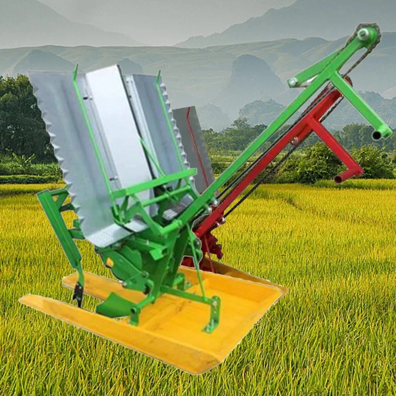

Factory Wholesalerice Planter Paddy Planting Hand Push Seeder Transplanter Mini Rice Transplanting Machine