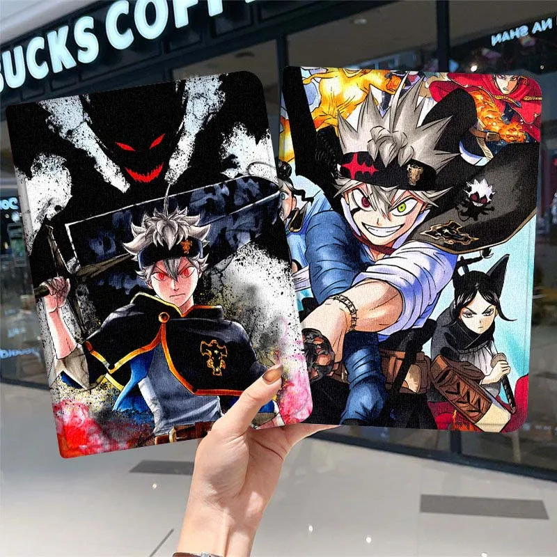 

Cartoon Anime Black Clover Tablet Case For Samsung Galaxy Tab A A7 A8 A9 A11 S6 S11 Lite Plus 10.1 10.4 10.5 Inch