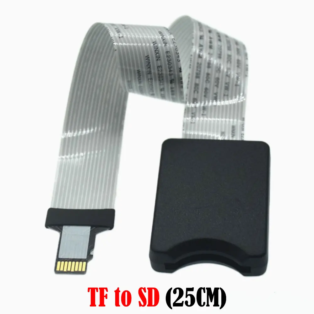 SD Card Female To TF Micro SD Male SD To SD/TF To TF Flexible Card Gps Extension Cable Extender Adapter Reader Drop Ship
